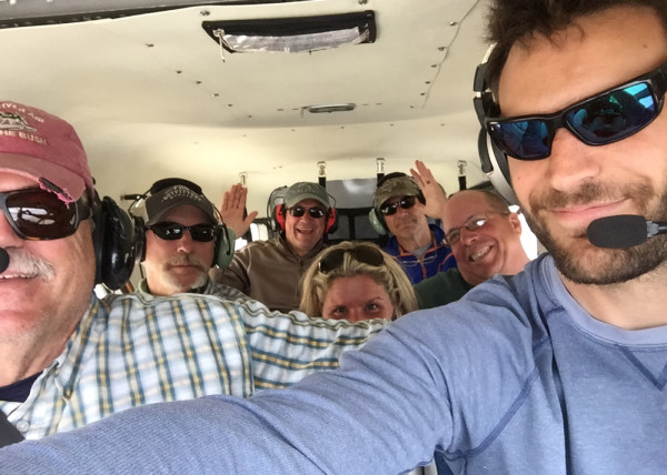 Fun in the sky during an Air Taxi Flight with Trygg Air in Alaska